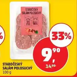 Penny Market Staročeský salám polosuchý nabídka