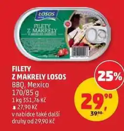 Penny Market FILETY Z MAKRELY LOSOS nabídka