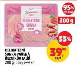 Penny Market Delikatesní šunka vařená Řezníkův talíř nabídka