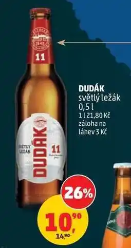 Penny Market DUDÁK světlý ležák 0,5 l nabídka