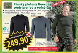 Norma Pánský pletený fleecový svetr pro lov a volný čas nabídka