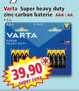 Norma Varta Super heavy duty zinc-carbon baterie nabídka