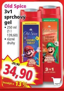Norma Old Spice 3v1 sprchový gel nabídka