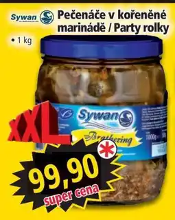 Norma Pečenáče v kořeněné marinádě / Party rolky nabídka