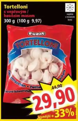 Norma Tortelloni s vepřovým / hovězím masem nabídka