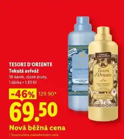 Lidl TESORI D'ORIENTE Tekutá aviváž nabídka