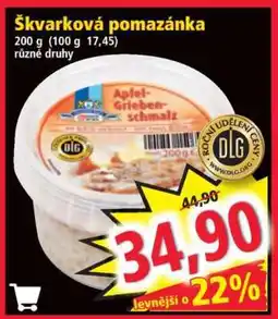 Norma Škvarková pomazánka nabídka