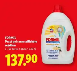 Lidl FORMIL Prací gel s marseillským mýdlem nabídka