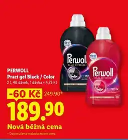 Lidl PERWOLL Prací gel Black / Color nabídka