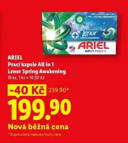 Lidl ARIEL Prací kapsle All in 1 Lenor Spring Awakening nabídka