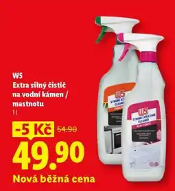 Lidl W5 Extra silný čistič na vodní kámen / mastnotu nabídka
