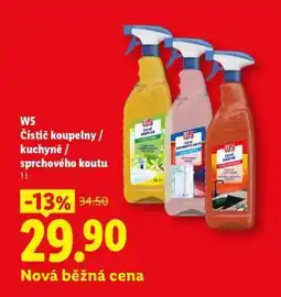 Lidl W5 Čistič koupelny / kuchyně / sprchového koutu nabídka