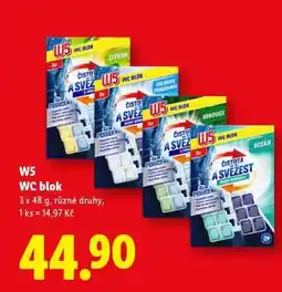 Lidl W5 WC blok nabídka