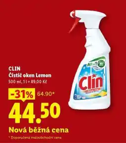 Lidl Clin Čistič oken Lemon nabídka