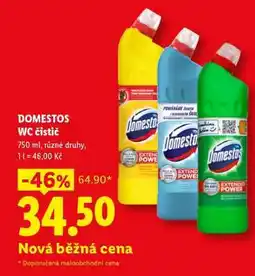 Lidl Domestos WC čistič nabídka
