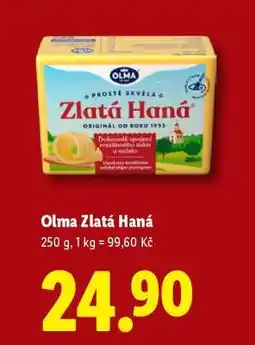 Lidl Olma Zlatá Haná nabídka