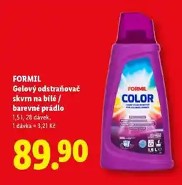 Lidl FORMIL Gelový odstraňovač skvrn na bílé / barevné prádlo nabídka