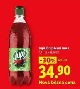 Lidl Jupí Sirup lesní směs nabídka