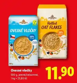 Lidl Ovesné vločky nabídka