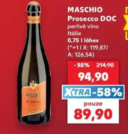 Kaufland MASCHIO Prosecco DOC nabídka