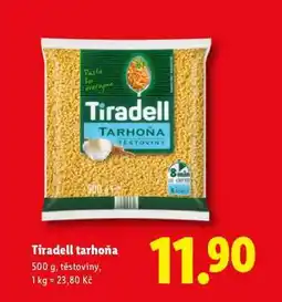 Lidl Tiradell tarhoňa nabídka