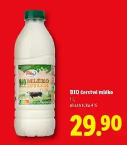 Lidl BIO ČERSTVÉ MLÉKO nabídka
