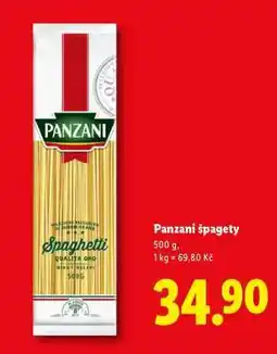 Lidl Panzani špagety nabídka