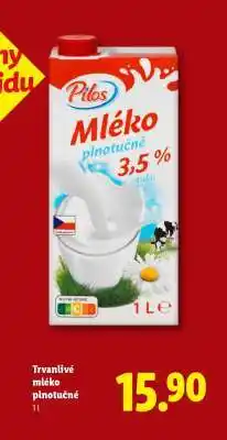 Lidl TRVANLIVÉ MLÉKO PLNOTUČNÉ nabídka