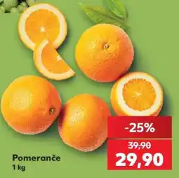 Kaufland Pomeranče nabídka