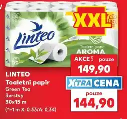 Kaufland Linteo toaletní papír nabídka