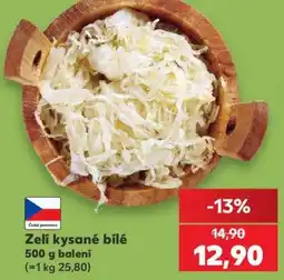 Kaufland Zelí kysané bílé nabídka