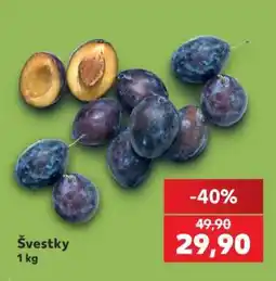 Kaufland Švestky nabídka