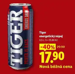 Lidl TIGER Energetický nápoj nabídka
