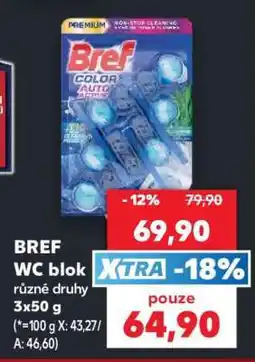 Kaufland Bref WC blok nabídka