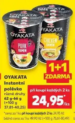 Kaufland OYAKATA Instantní polévka nabídka