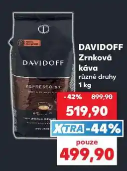 Kaufland Davidoff zrnková káva nabídka
