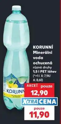 Kaufland Korunní minerální voda nabídka