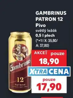 Kaufland Gambrinus Patron 12 nabídka