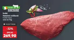 Kaufland Irská falešná svíčková nabídka