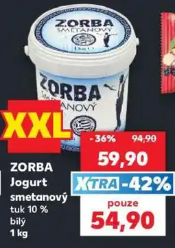 Kaufland Zorba jogurt smetanový nabídka