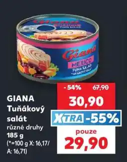 Kaufland Giana Tuňákový salát nabídka