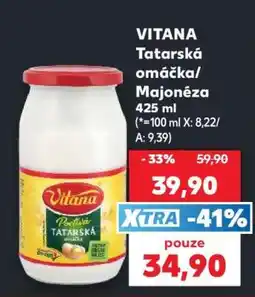 Kaufland VITANA Tatarská omáčka/Majonéza 425 ml nabídka