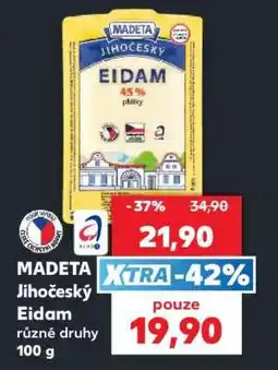 Kaufland Madeta Jihočeský eidam nabídka