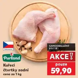 Kaufland Kuřecí čtvrtky zadní nabídka