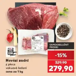 Kaufland Hovězí zadní z plece nabídka