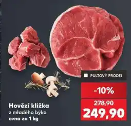 Kaufland Hovězí kližka z mladého býka nabídka