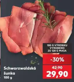 Kaufland SCHWARZWALDSKÁ ŠUNKA nabídka