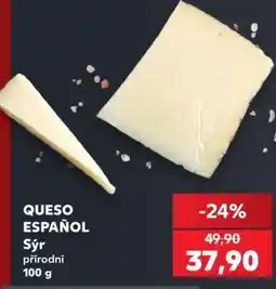 Kaufland QUESO ESPAÑOL Sýr nabídka