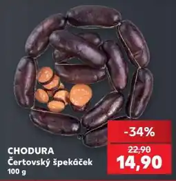 Kaufland CHODURA Čertovský špekáček 100 g nabídka