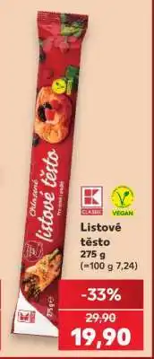 Kaufland Listové těsto nabídka